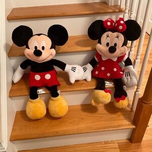 Disney Plush Toy with Red and Black Accents